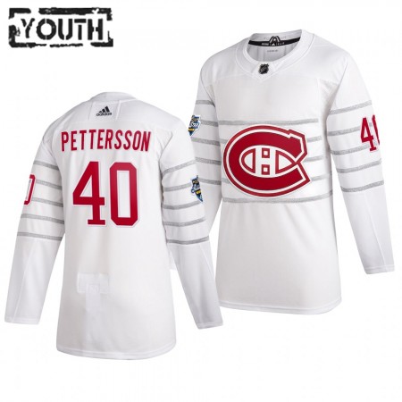 Vancouver Canucks Elias Pettersson 40 Wit Adidas 2020 NHL All-Star Authentic Shirt - Kinderen